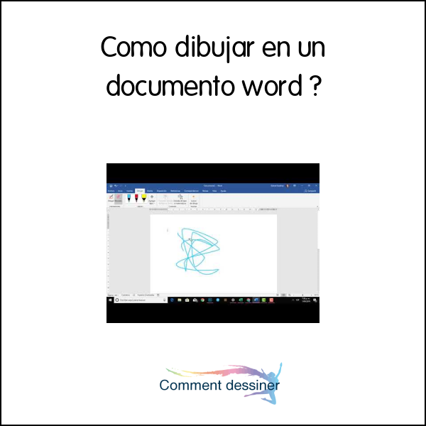 Como dibujar en un documento word